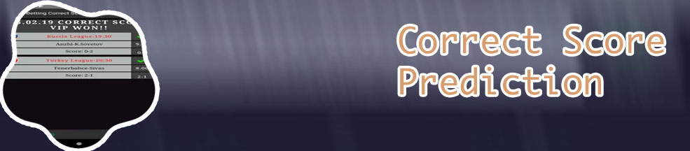 Correct score predictions and correct score tips today