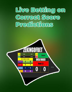 Prediction site with correct score